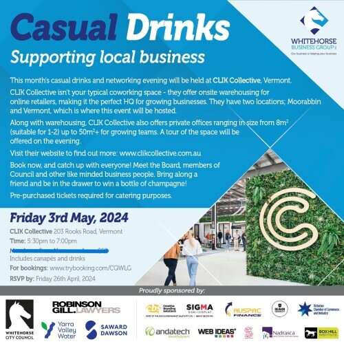 Casual Drinks & Networking - May