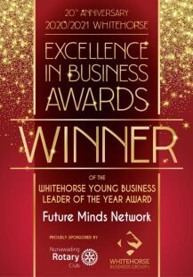 Future Minds Network - Whitehorse Young Business Leader of the Year Award Winner