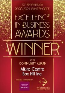 Alkira Centre Box Hill Inc - Community Award Winner